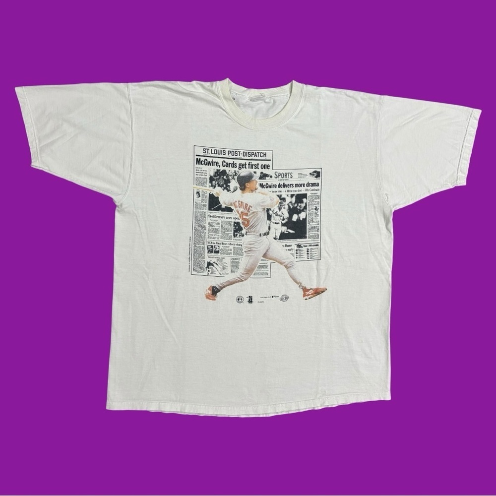 90s Mark McGwire “Quest for 62” Home Run Record Tee